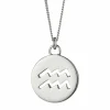 Halskette Wassermann Sternzeichen 925/- Sterling Silber rhodiniert 41184655671390