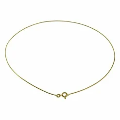 Halsreif Omega 0,8mm - 42cm - 585 Gelbgold Kette