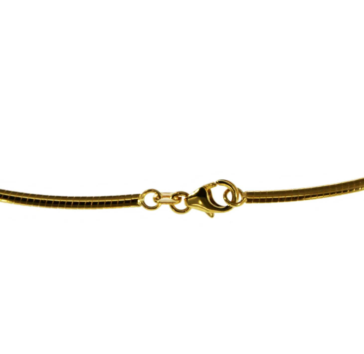 Halsreif Omega 1mm - 45cm - 333 Gelbgold Kette