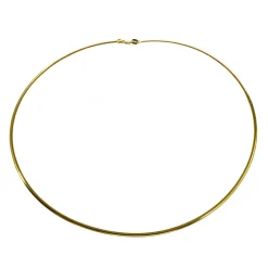 Halsreif Omega 1mm - 45cm - 333 Gelbgold Kette