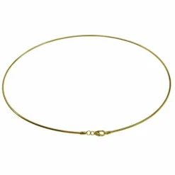 Halsreif Omega 1,5mm - 42cm - 585 Gelbgold