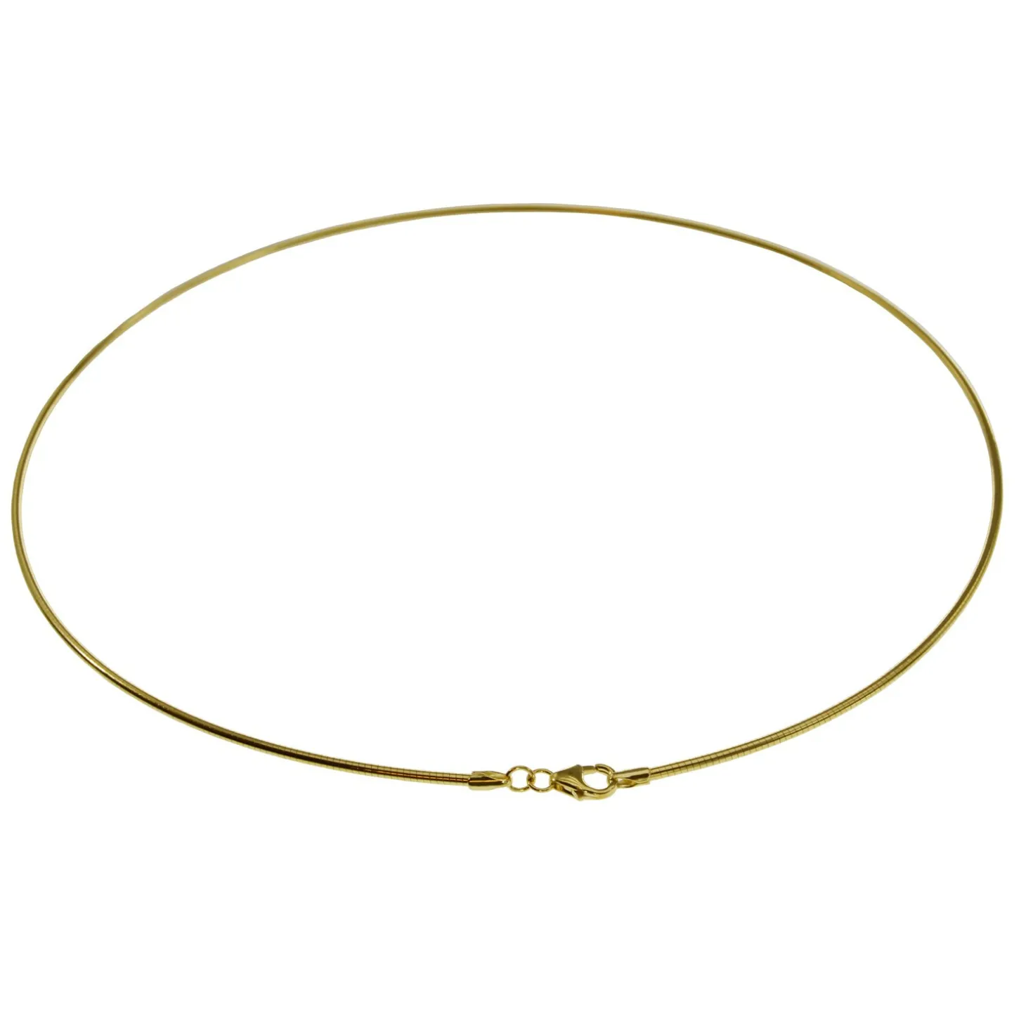 Halsreif Omega 1,2mm - 45cm - 585 Gelbgold