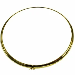 Halsreif Omega 6mm flach - 42cm 750 Gelbgold