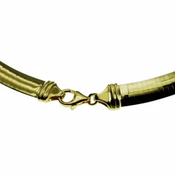 Halsreif Omega 2,5mm flach - 50cm - Wendeomega