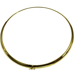 Halsreif Omega 6mm flach - 50cm 750 Gelbgold