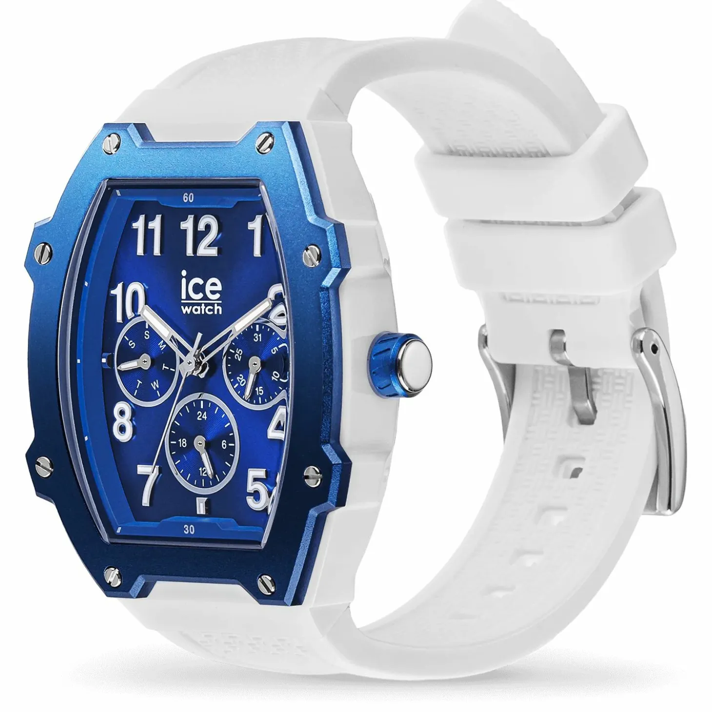 Ice Watch Unisex Uhr White blue ICE boliday Medium 023313