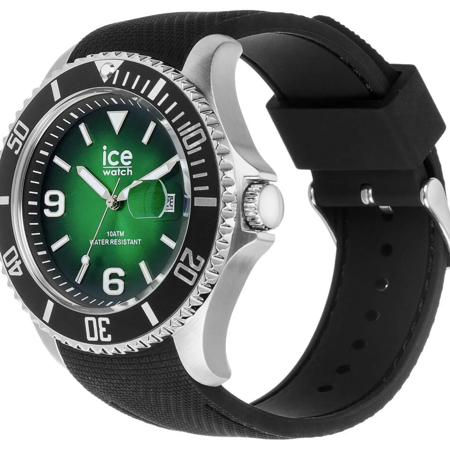Ice-Watch Armbanduhr ICE steel - Deep green - Large - 3H 020343