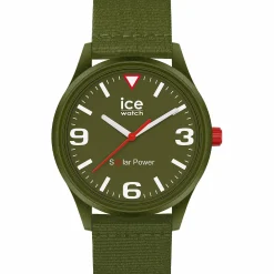 Ice-Watch Armbanduhr ICE solar power - Khaki tide - Medium - 3H 020060