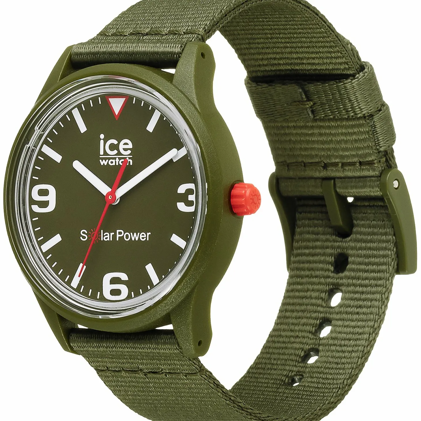 Ice-Watch Armbanduhr ICE solar power - Khaki tide - Medium - 3H 020060
