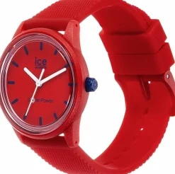 Ice-Watch Armbanduhr ICE solar power - Red navy - Small - 3H 018742