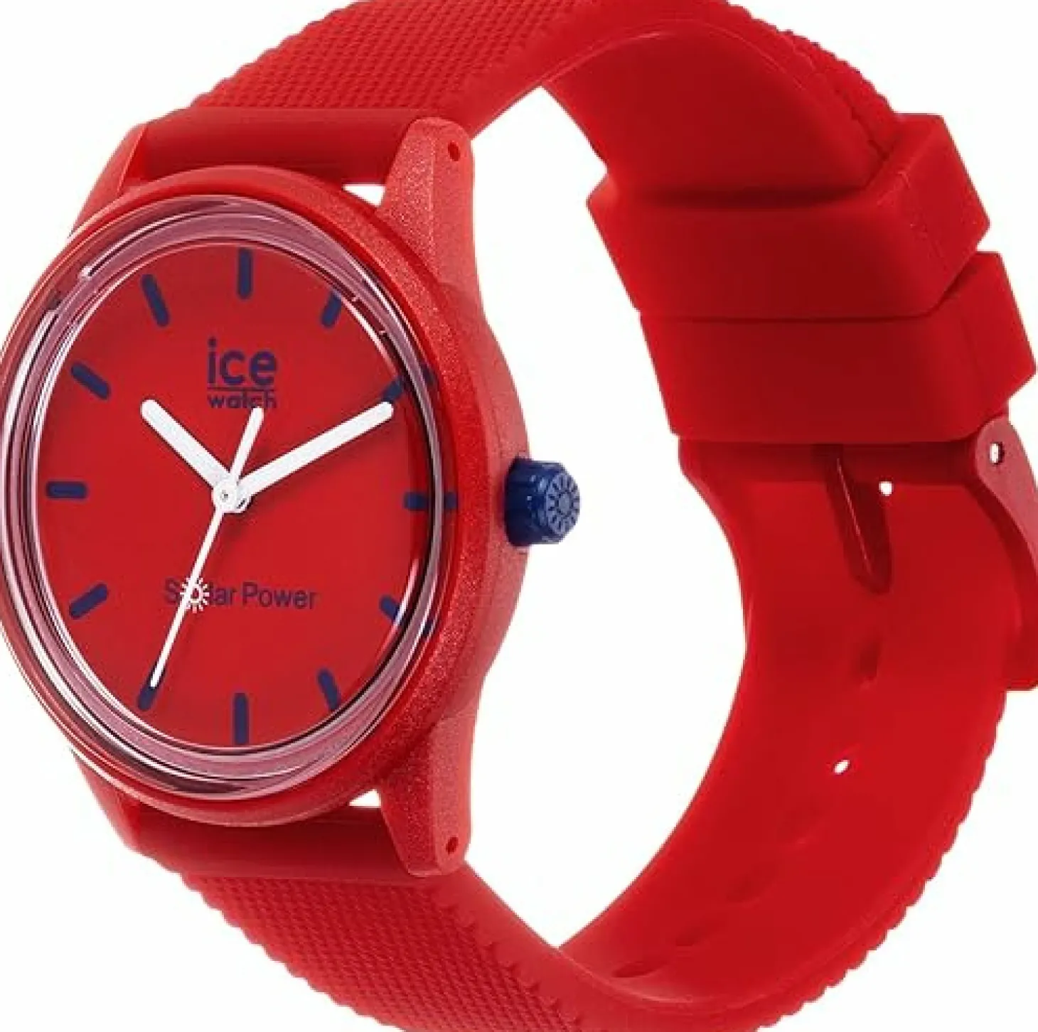 Ice-Watch Armbanduhr ICE solar power - Red navy - Small - 3H 018742