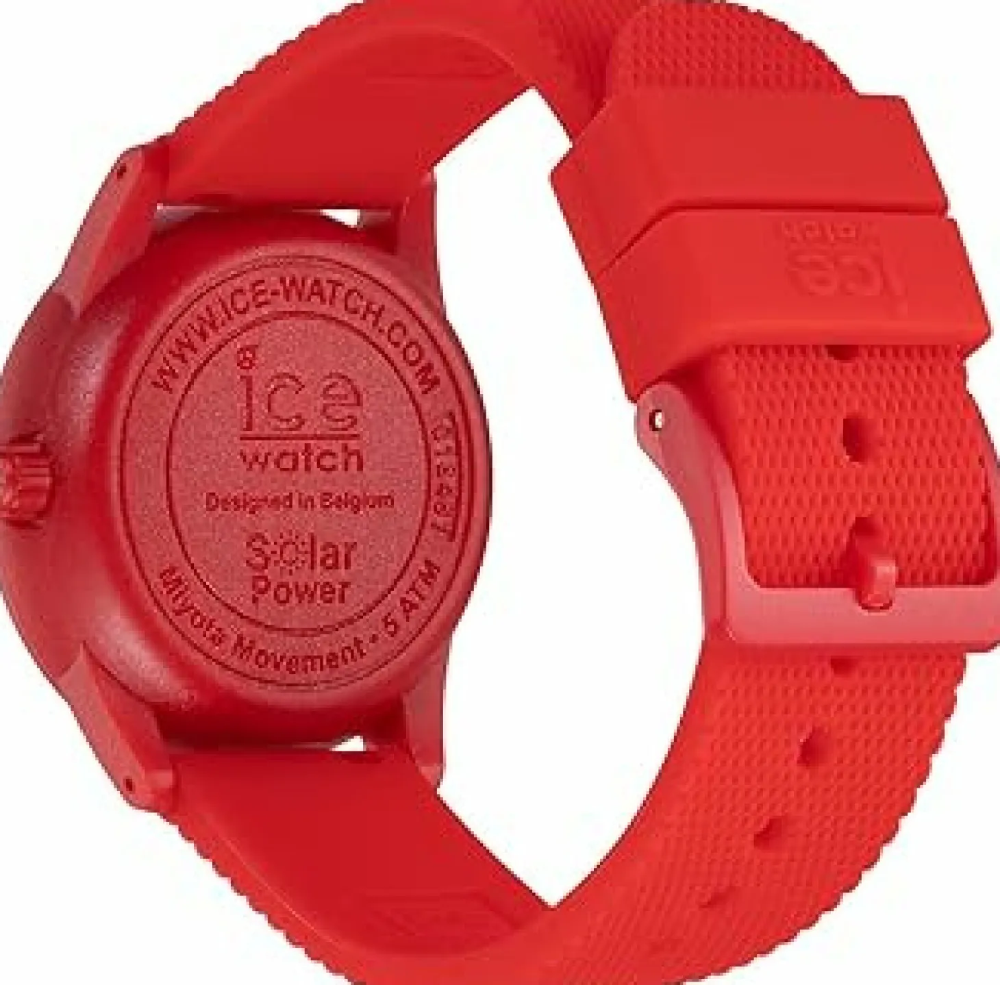 Ice-Watch Armbanduhr ICE solar power - Red navy - Numbers - Small - 3H 018481