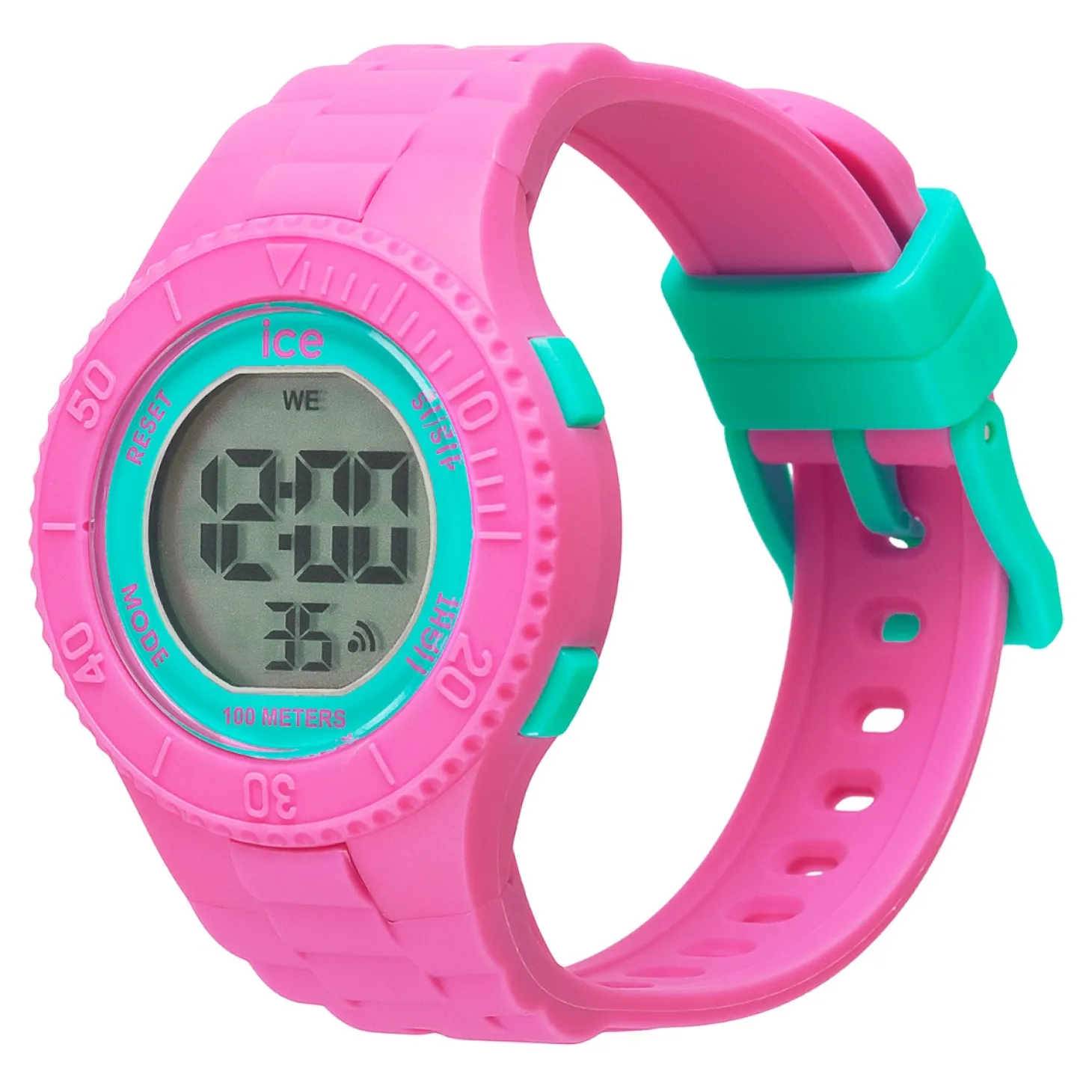 Ice-Watch Armbanduhr ICE digit - Pink turquoise - Small 021275
