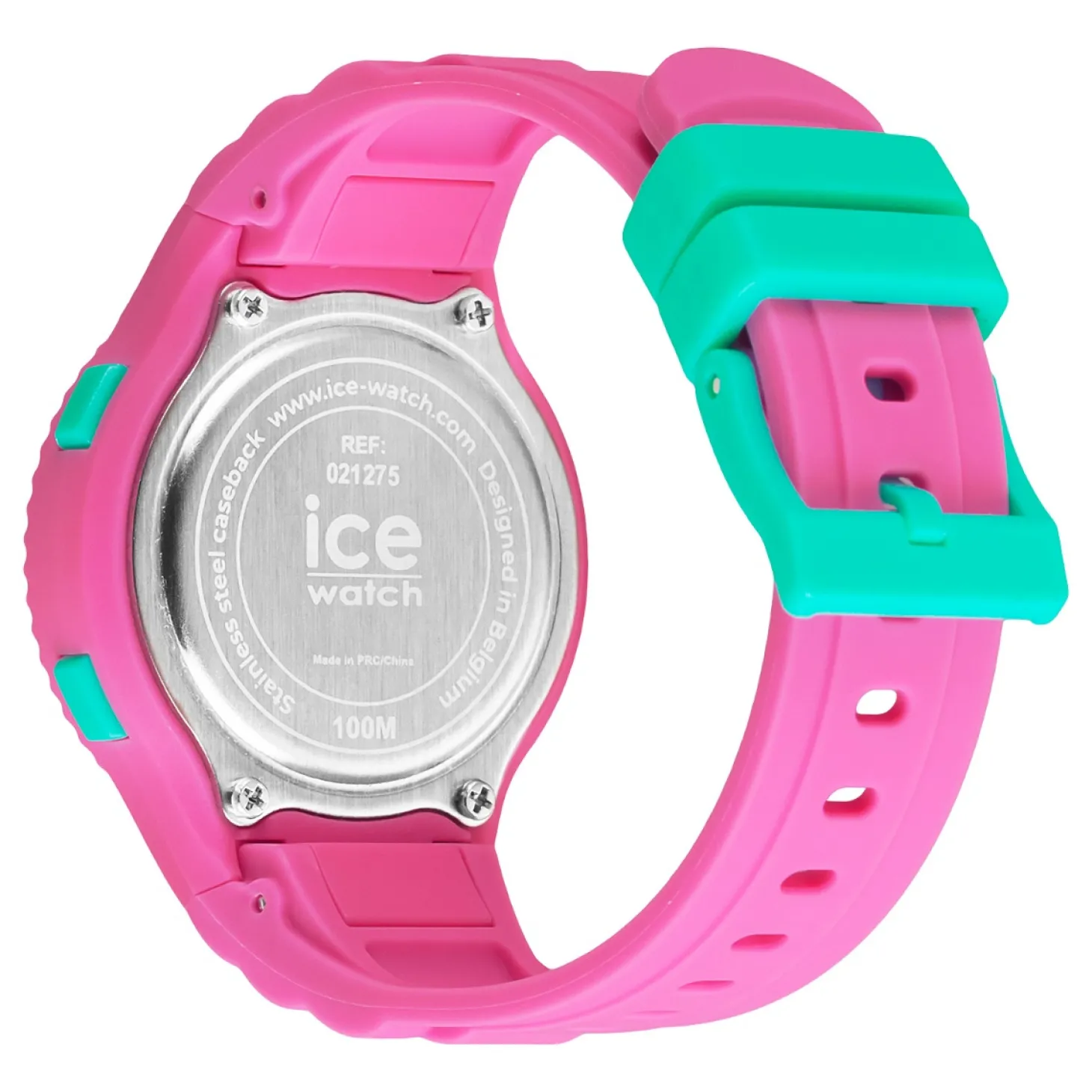 Ice-Watch Armbanduhr ICE digit - Pink turquoise - Small 021275