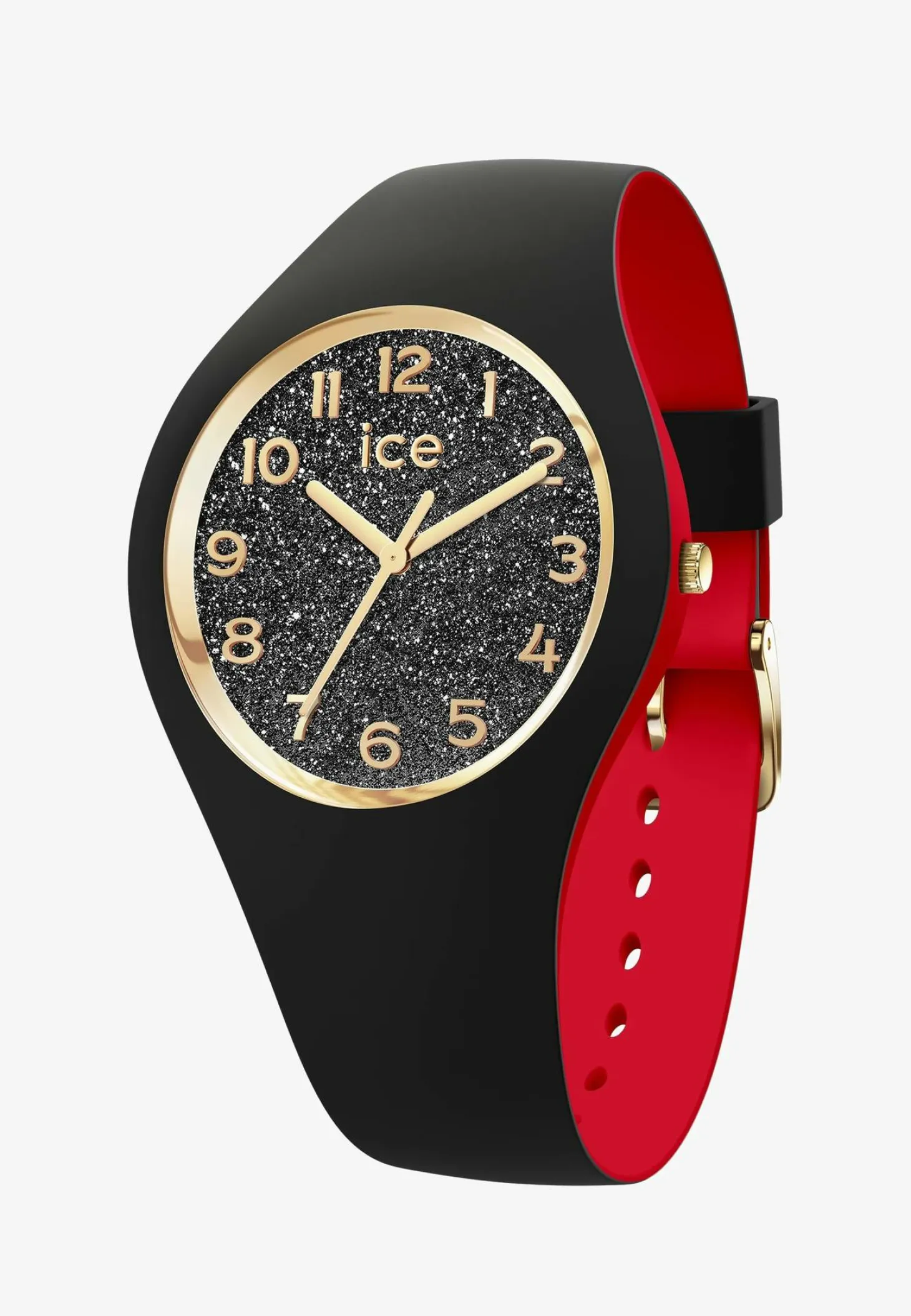 Ice-Watch Armbanduhr Ice-Loulou Black glitter chic Small 022326