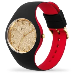 Ice-Watch Armbanduhr Ice-Loulou Black gold glitter Small 022325