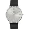Ice-Watch - City Tanner Black Silver - Schwarz Herrenuhr mit Lederarmband - 001514 (Medium)