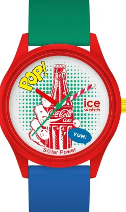 Ice-Watch - ICE ICE-WATCH Watch Solaruhr COCA COLA×ICE-WATCH - Pop art - Medium - 3H, 019902