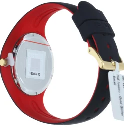 Ice-Watch - Ice Loulou Gold Glitter - Schwarz Damenuhr mit Silikonarmband - 007228 (Small)