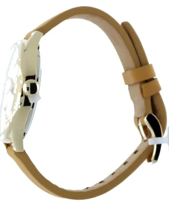 Ice-Watch - Ice Time Beige Gold - Beige Damenuhr mit Lederarmband - 013061 (Medium)