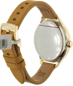 Ice-Watch - Ice Time Beige Gold - Beige Damenuhr mit Lederarmband - 013061 (Medium)
