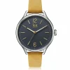Ice-Watch - Ice Time Beige Blue - Beige Damenuhr mit Lederarmband - 013059