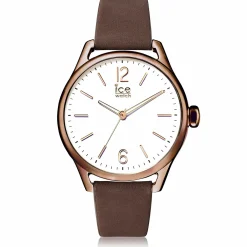 Ice-Watch - Ice Time Brown - Braun Damenuhr mit Lederarmband - 013068 (Small)
