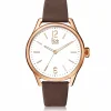 Ice-Watch - Ice Time Brown Rose-Gold - Braun Damenuhr mit Lederarmband - 013067 (Small)