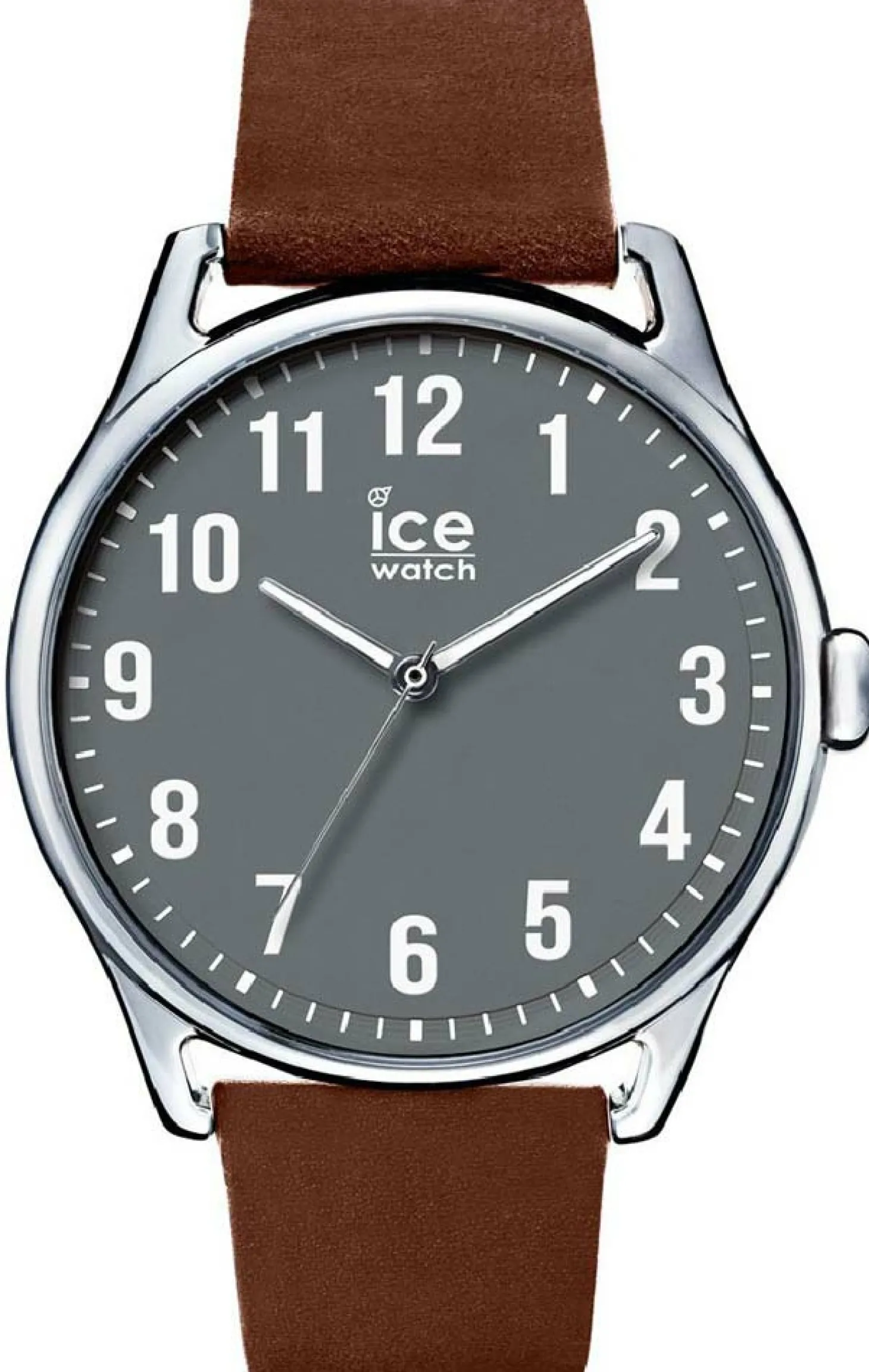 Ice-Watch - ICE time Caramel Anthracite - Men's wristwatch with leather strap - 013049 (Large)