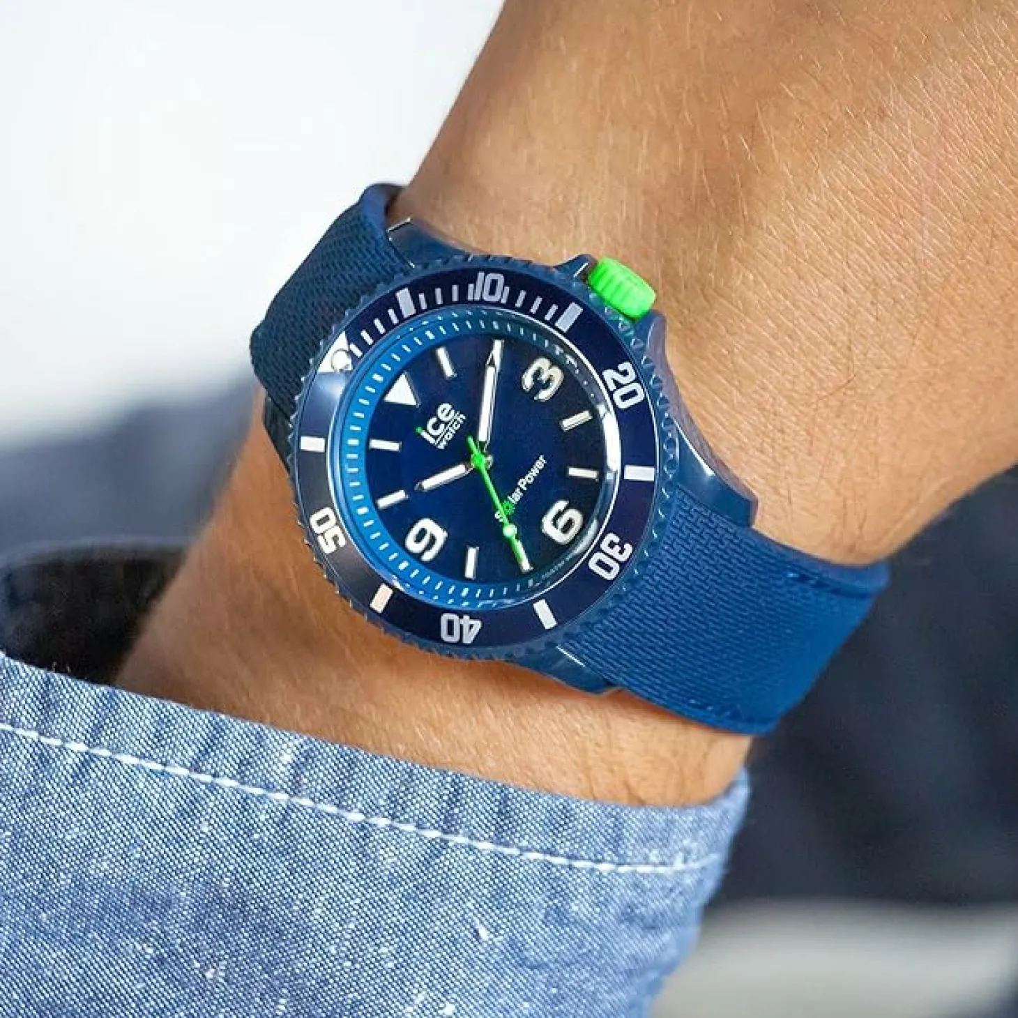 Ice-Watch - Ice-Watch - ICE sixty nine SOLAR Dark blue - Blaue Herrenuhr mit Silikonarmband - 019545 (Medium)