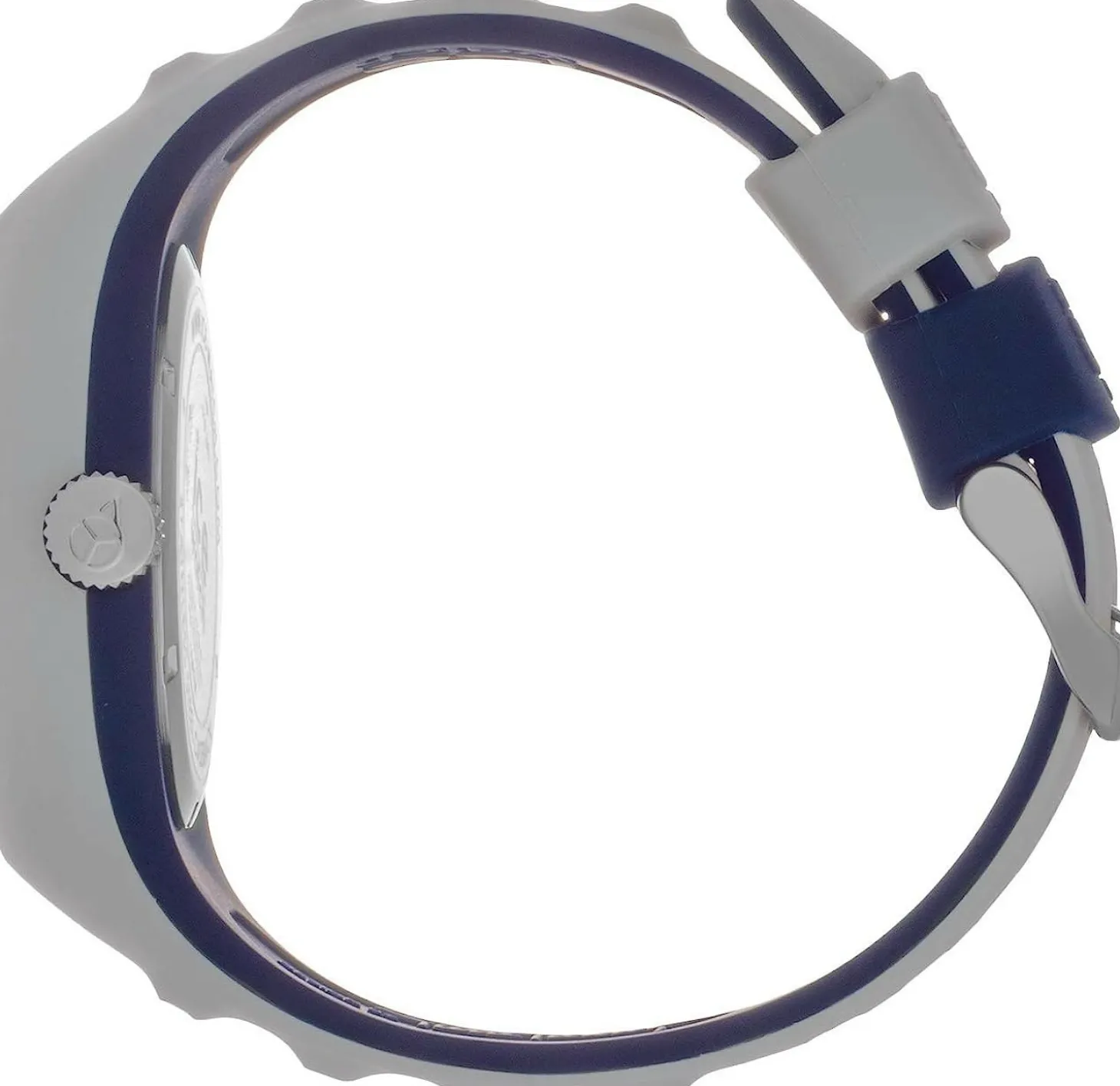 Ice-Watch - P. Leclercq Grey blue - Graue Herrenuhr mit Silikonarmband - 018943 (Medium)