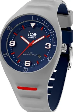Ice-Watch - P. Leclercq Grey blue - Graue Herrenuhr mit Silikonarmband - 018943 (Medium)