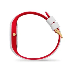 Ice-Watch Analoguhr Damen ICE loulou White gold chic weiß rot 022324