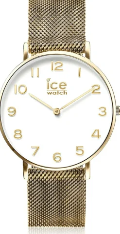 Ice-Watch Armbanduhr Ice City Milanese Gold Shiny Unisex 012705