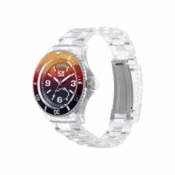 Ice-Watch Armbanduhr Unisex ICE clear sunset Fire Medium transparent bunt 021437