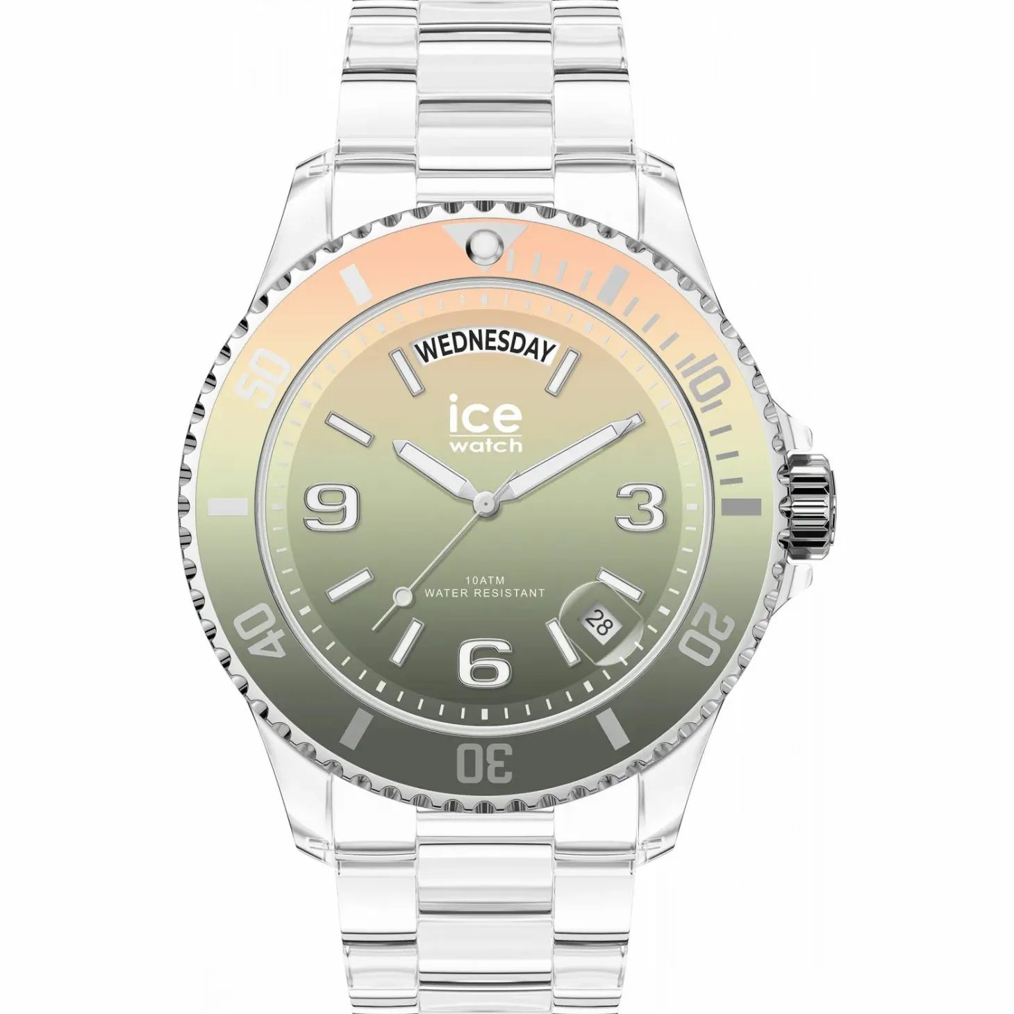 Ice-Watch Armbanduhr Unisex ICE clear sunset Yoga Medium transparent bunt 021438