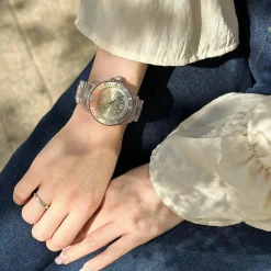 Ice-Watch Armbanduhr Unisex ICE clear sunset Yoga Medium transparent bunt 021438