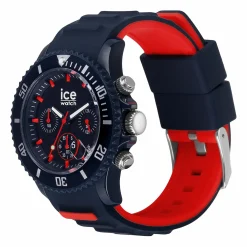 Ice-Watch Chronograph Herrenuhr ICE chrono Dark blue Red Medium dunkelblau rot 021425
