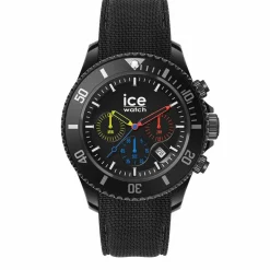 Ice-Watch Chronograph Herrenuhr ICE chrono Trilogy Medium schwarz 021600