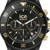 Ice-Watch Chronograph Herrenuhr ICE chrono Black gold Medium schwarz gold 021602