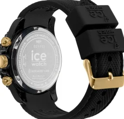 Ice-Watch Chronograph Herrenuhr ICE chrono Black gold Medium schwarz gold 021602