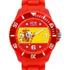 Ice-Watch Damen Analog Quarz Uhr Ice-World Spain mit Silikon Armband WO.ES.S.S.12