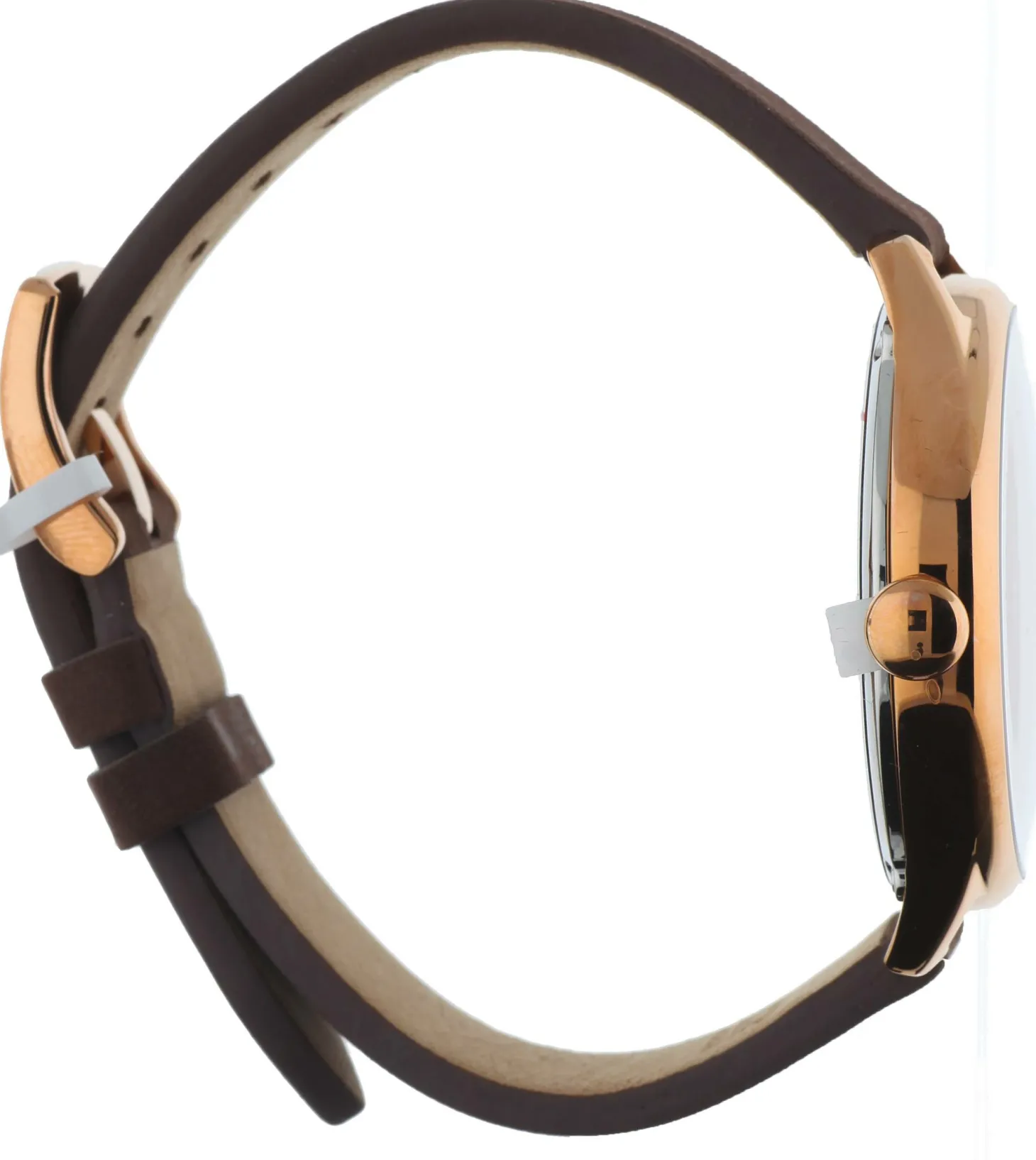 Ice‑Watch Damen Armbanduhr Ice Time Medium Braun/Roségoldfarben 013054