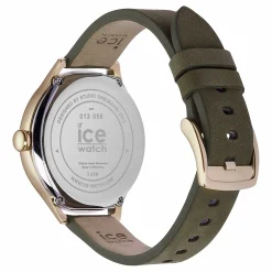 Ice‑Watch Damen Armbanduhr Ice Time Medium Khaki/Goldfarben 013058