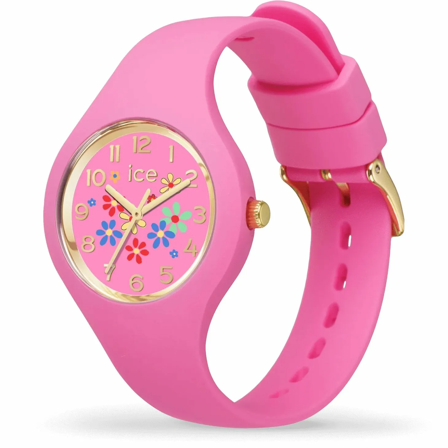 Ice-Watch Damenuhr ICE flower Pinky Bloom Rosa 021731