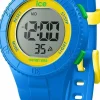 Ice-Watch Digitaluhr Damen ICE digit Blue yellow green Small blau gelb grün 021615