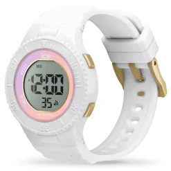 Ice-Watch Digitaluhr Damen ICE digit White lilac sunset Small weiß lila 021613