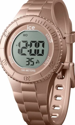 ICE-Watch Digitaluhr Unisex ICE digit Nude metallic Rosa 021621