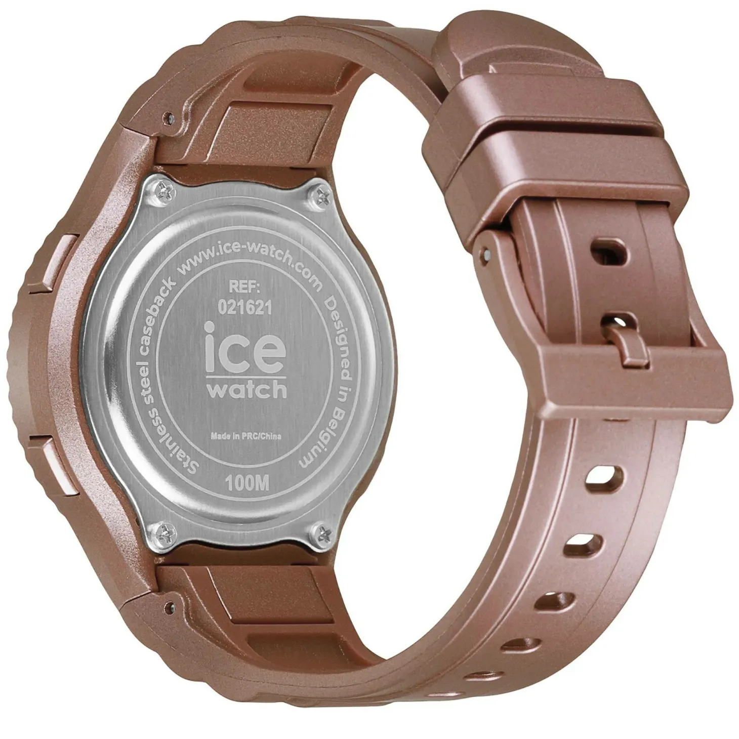 ICE-Watch Digitaluhr Unisex ICE digit Nude metallic Rosa 021621
