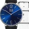 Ice-Watch Herren Armbanduhr ICE CITY 41MM 001371 Leder und Nylon Armband